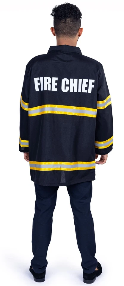 Disfraz de bombero Dress Up America para adulto - Chaqueta de bombero para hombre Foto 3 de 3