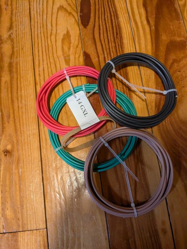 AC/DC WIRE AND SUPPLY GXL14G 10ft.14 AWG Automotive High Temp GXL Wire Stranded