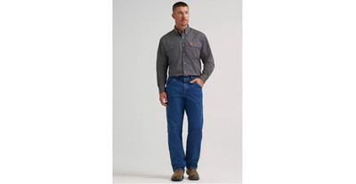 NWT Men Wrangler FR X Riggs Flame Resistant Carpenter Jean CAT 2 2112 Size 60x30