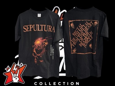 Sepultura Beneat The Remains T-Shirt  Sarcofago Avulsed Slayer Exodus