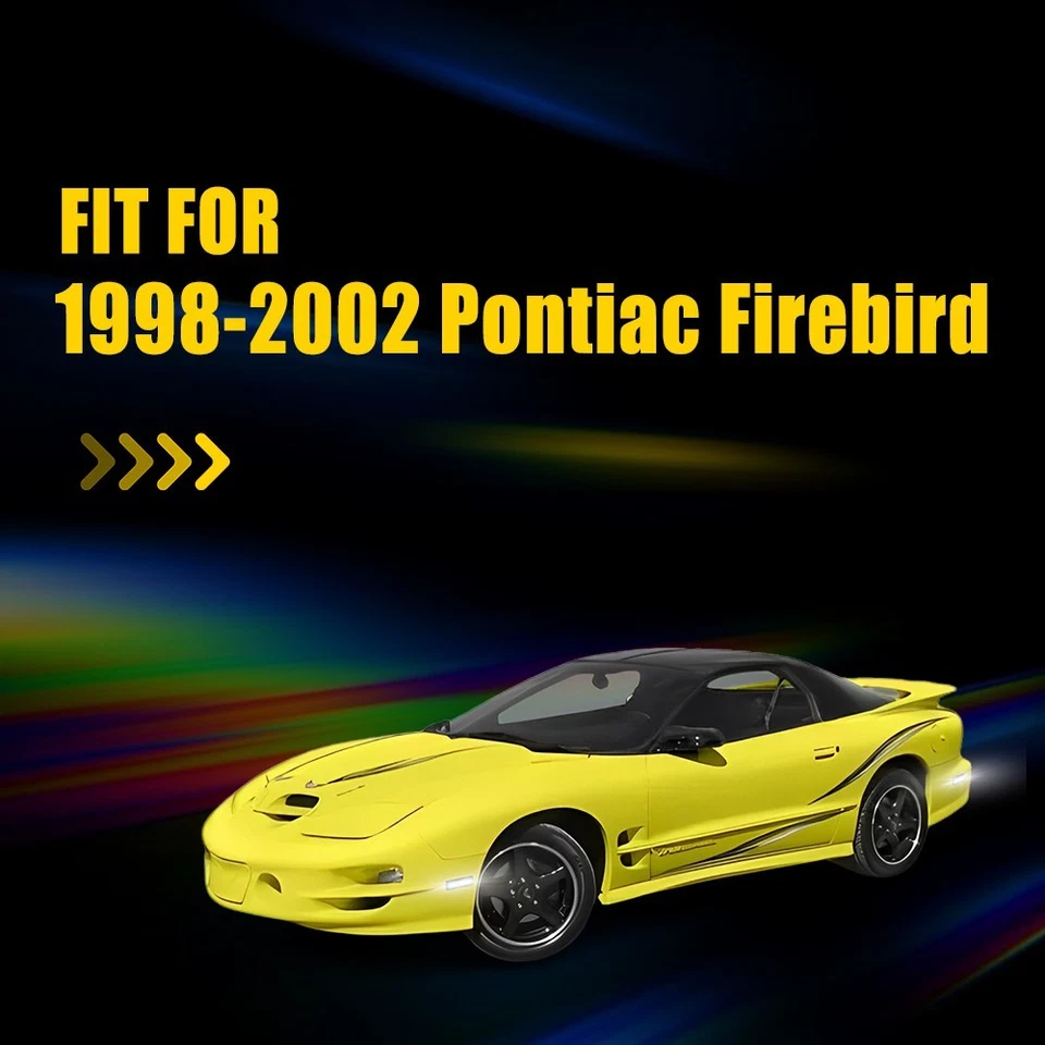 PARA PONTIAC FIREBIRD 1998-2002 LED LUCES MARCADORAS LATERALES AHUMADAS LUZ Blanco 4-20x Foto 2 de 4