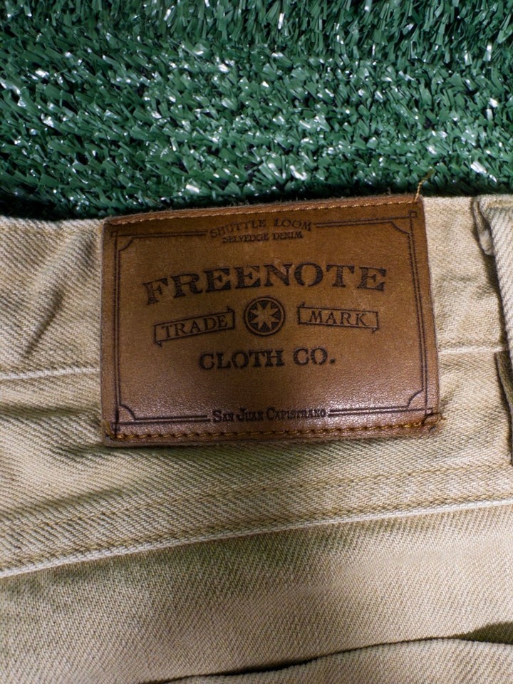 Freenote Cloth The Rios Jeans 30 Khaki Slim Straight Made in USA ...