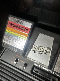 Atari 2600 System Bundle with Console Black With 6 games No Controllers