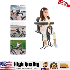 Black Portable Bicycle Child Seat For Bike/Electric Car/Mountain Bike Front Seat