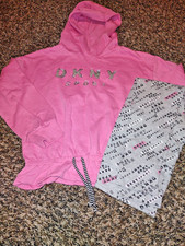 Girls Dkny 2 Piece Hoodie Set Size 12