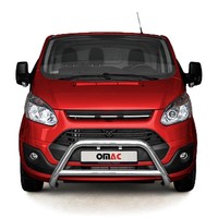 FrontbüGel FrontschutzbüGel FüR Ford Transit Custom 2012-2018 Stahl ABE Silber