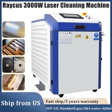 Raycus 3000W Laser Cleaning Machine Rust Removal For Clean Metal Carbon Aluminum