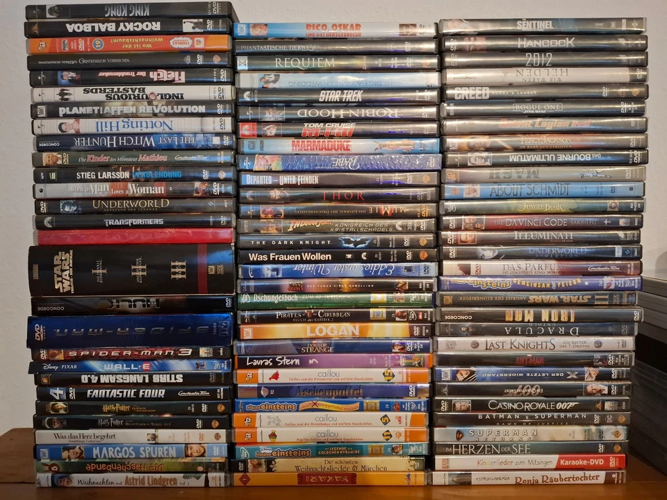 DVD Sammlung Gebraucht Guter Zustand Auswahl, Star Wars, Marvel, Disney, etc - Bild 2 von 4