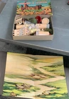 Marx Vintage 1950s scarce Miniature Play Set Knights & Castle in BOX FROM MUSEUM