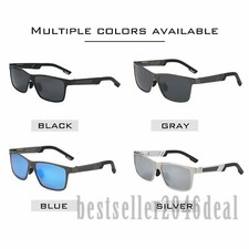 Men's Hot Retro Al-Mg Metal Frame Driving Polarized Sunglasses For Mens Womens