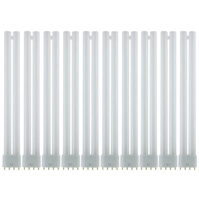 10-Pack Sunlite 24 Watt FT 4-Pin Twin Tube, 2G11 Base, Warm White