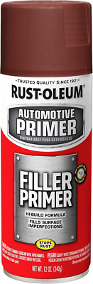 Rust-Oleum Car Automotive Filler Primer Spray Paint Grayrust-Oleum Gray Red 11oz