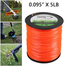  5lb .095" Heavy Duty Commercial Round String Trimmer line Pool Fit Echo Stihl