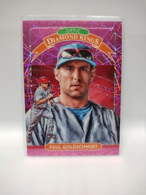  #d /199 Pink Velocity 2020 Donruss Optic Diamond Kings Prizm Paul Goldschmidt