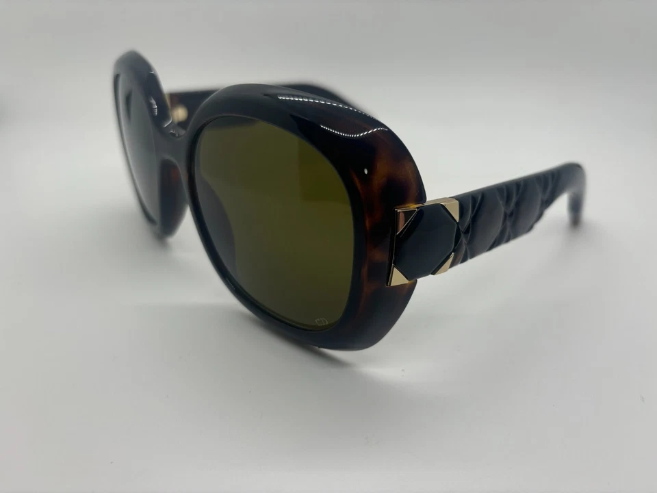 NEW Dior Lady 95.22 S2I 20C0 Dark Havana Sunglasses 58-21-120mm Comes w/Full Set - Image 3 of 4