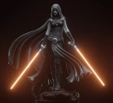 1/24 1/18 Asajj Ventress Star Wars Unpainted Unassembled Model Garage Kit