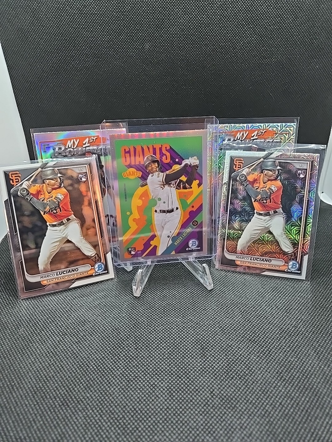 2024 Bowman Chrome Marco Luciano RC Ascension, Mega, Base SF GIANTS