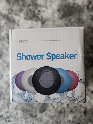Bluetooth Wireless Speaker Waterproof Shower Wireless Resistant White