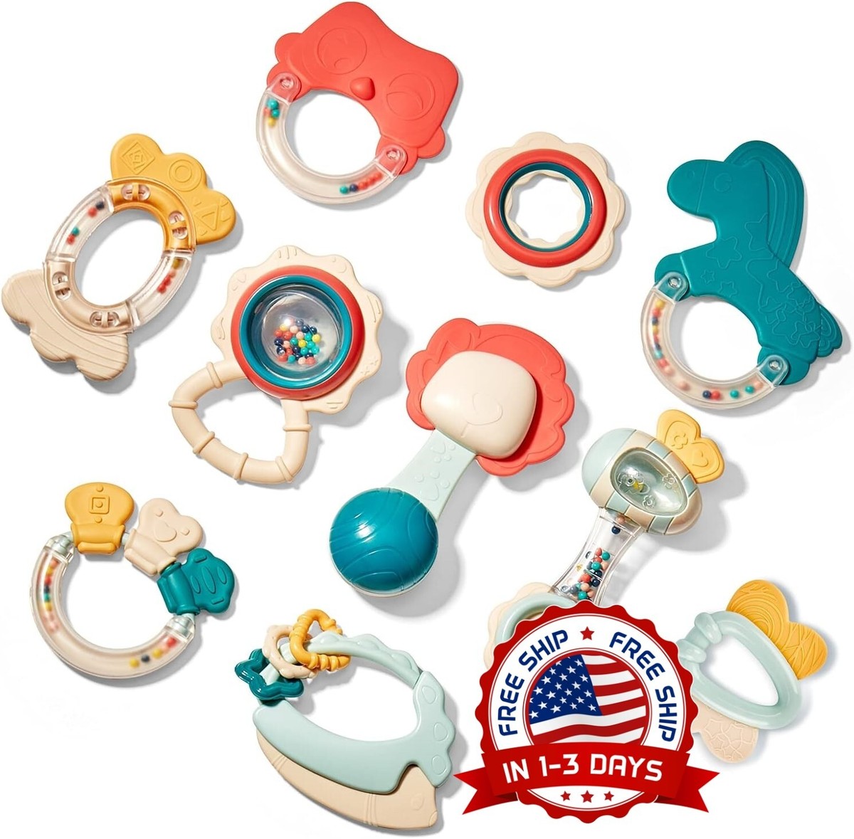 Juego De Sonajeros Para Bebés, Juguetes Para Bebés De A A 12