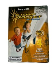 Stomp Rocket The Original Jr. Glow Rocket Launcher, 4 Foam Rockets  Toy Rocket