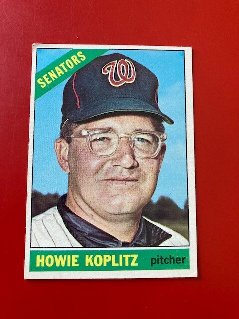 1966 O-Pee-Chee baseball OPC #46 Howie Koplitz - Washington Senators
