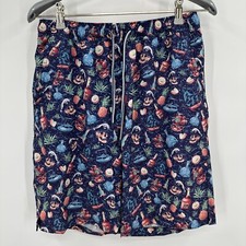 Peter Millar Seaside Men's Ship Face Swim Trunks Shorts sz S NWT Pirate Rum
