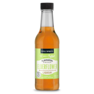 Still Spirits Top Shelf Select Elderflower Liqueur 330ml Premix Makes 1 Litre