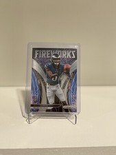 2021 Panini Prizm DeVonta Smith #F12 RC FIREWORKS EAGLES ROOKIE