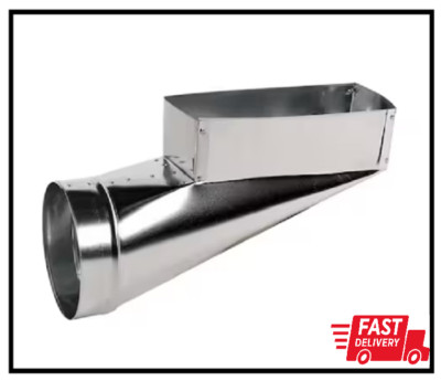 Master Flow End Register Box HVAC Galvanized Steel Air Register 10 x 4 - 6 Inch