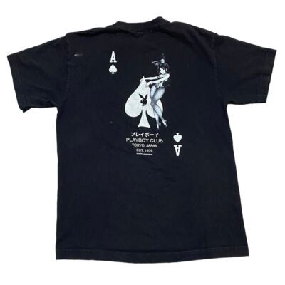 Playboy Club Tokyo Japan T Shirt Men's M Anime Bunny Ace of Hearts