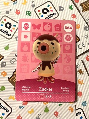 Zucker #364 [Animal Crossing Series 4] Preise Amiibo Cards | Preise Für "Nur Spiel", "OVP" Und "Neu" Vergleichen