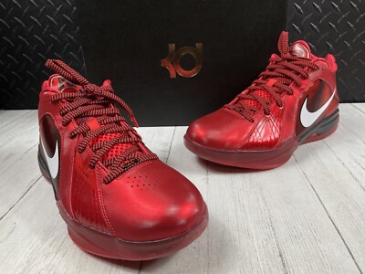 Size 9.5-New Nike Zoom KD III (3) Retro Challenge Red 2011 ASG