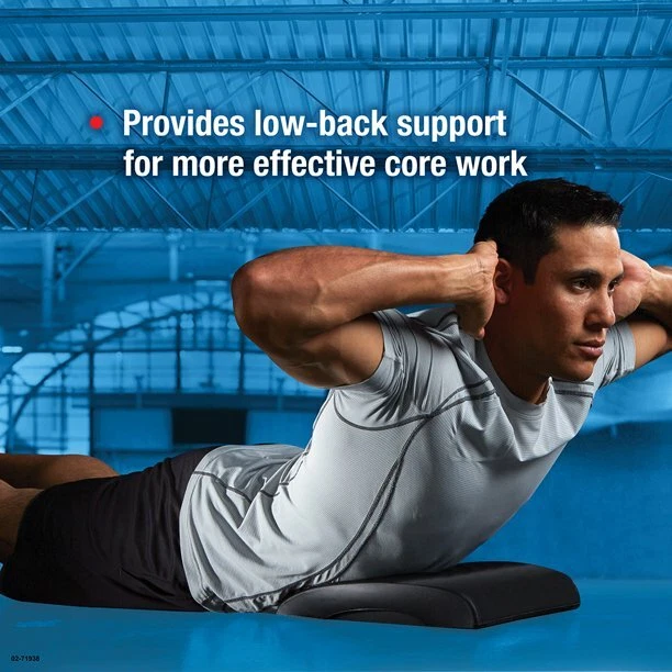 Ab Mat Low Back Ergonomic Support Foam Vinyl Pad with Exercise Guide SPRI - Image 4 of 4