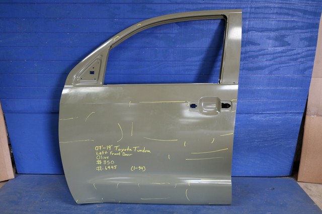 2007 2019 TOYOTA TUNDRA LEFT FRONT DOOR SHELL OEM | eBay