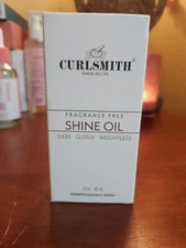 Curlsmith Fragrance Free Shine Oil 2 fl oz New in Box
