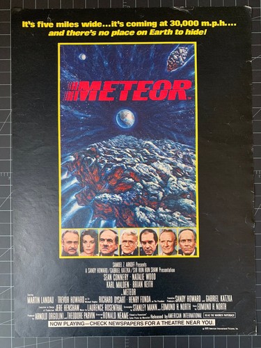 Vintage 1979 “Meteor” Film Print Ad