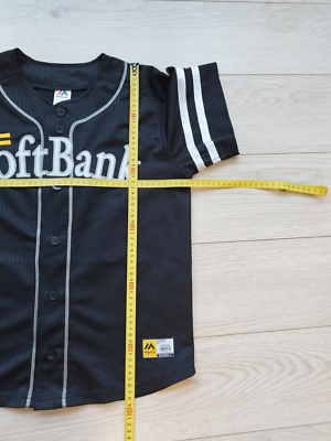 Sz XS/S Kota Fukuoka Softbank Hawks baseball jersey Majestic shirt