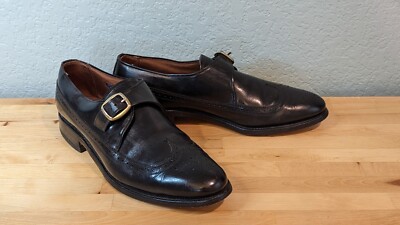 Allen Edmonds Men\'s Warwick Black Leather Monk Strap Dress Shoes. s-l400.jpg main image 4
