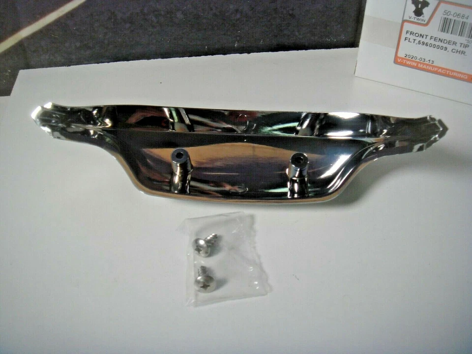 Punta de guardabarros delantero Harley para Road King FLT cromada 2014-2020 V-Twin 50-0684 Y2 Foto 3 de 4