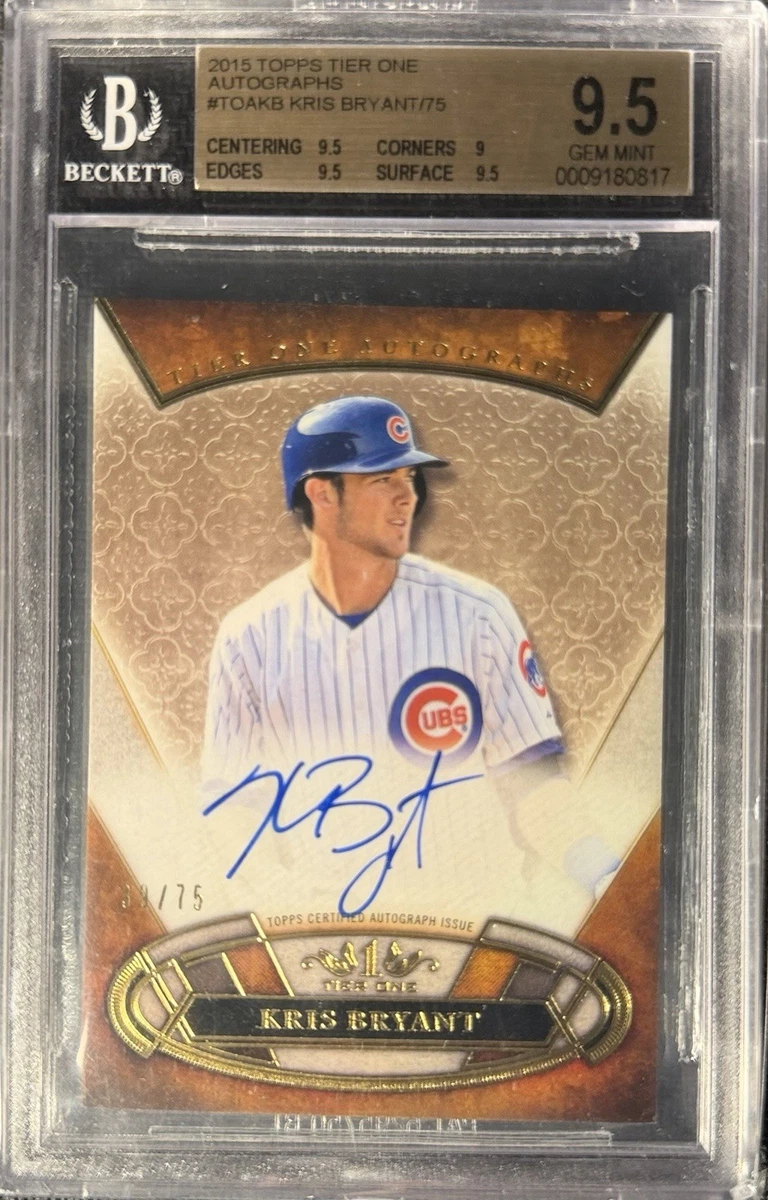 Kris Bryant 10 Graded Baseball Sports Trading Cards & Accessories