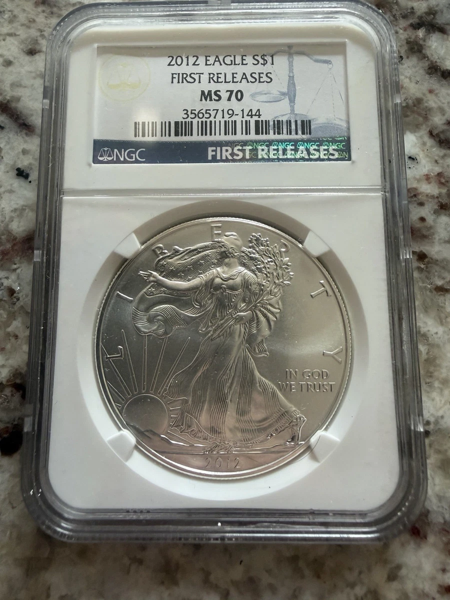 American Eagle MS 70 Graded 2012 Silver Bullion Coins for sale | eBay