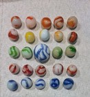 Lot Of 26 Vintage Marbles. WV Swirls,cac,peltier,akro Agate,alley NM-M — photo 2