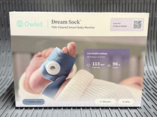 Brand New Sealed Owlet Dream Sock Smart Baby Monitor Foot Sensor Bedtime Blue
