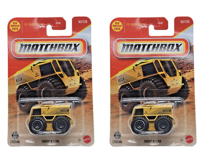 2026 Matchbox Sherp N 1200 #82 Yellow - Set of 2