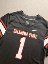 Maglia Oklahoma State Cowboys Youth L nera Nike OSU Pistol Pete Football