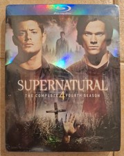 Supernatural: the Complete Fourth Season Blu-ray, 2008 New, Free Shipping