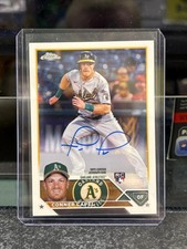 CONNER CAPEL 2023 TOPPS CHROME ROOKIE AUTOGRAPH ATHLETICS A RC AUTO Q4762