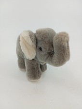 STEIFF Elefant Kuscheltier Plüschtier Grau 15cm Knopf im Ohr Sammler