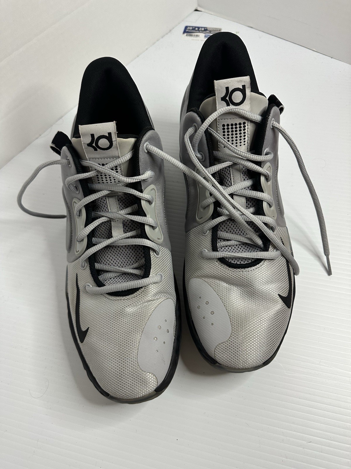 Nike KD Trey 5 VII Wolf Grey Black White AT1200-002 Basketball Sneakers Men