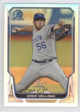 2014 Bowman Chrome Refractor 395/500 Greg Holland #185 0a1
